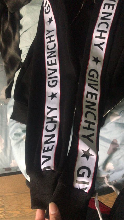 givenchy track jacket fake|how to find givenchy clothes.